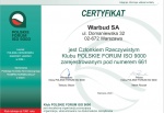 Polish ISO Forum Membership Certificate
